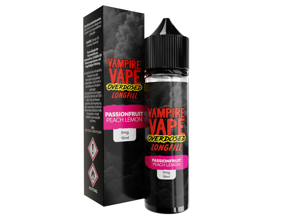Vampire Vape - Overdosed Passionfruit Peach Lemon 10 ml