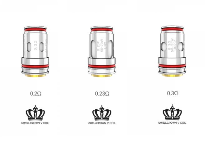 UWell - Crown 5 Verdampferköpfe (4 Stück)