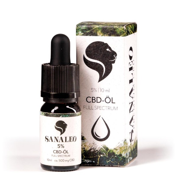 Sanaleo – Full Spectrum CBD Öl 5% (MHD03/25)