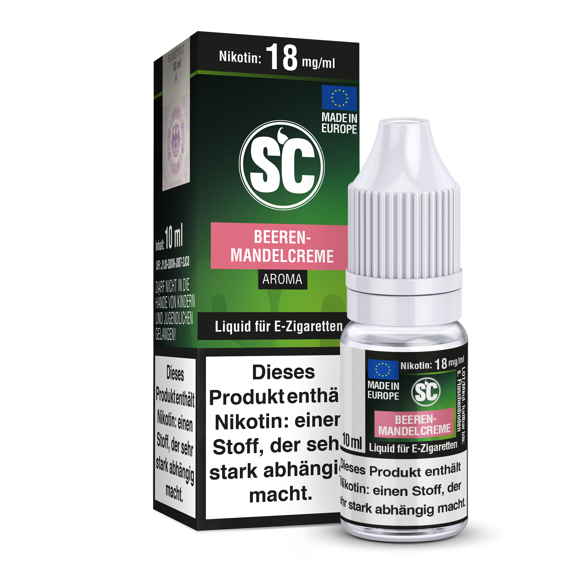 SC - Beeren-Mandelcreme - 10ml Liquid