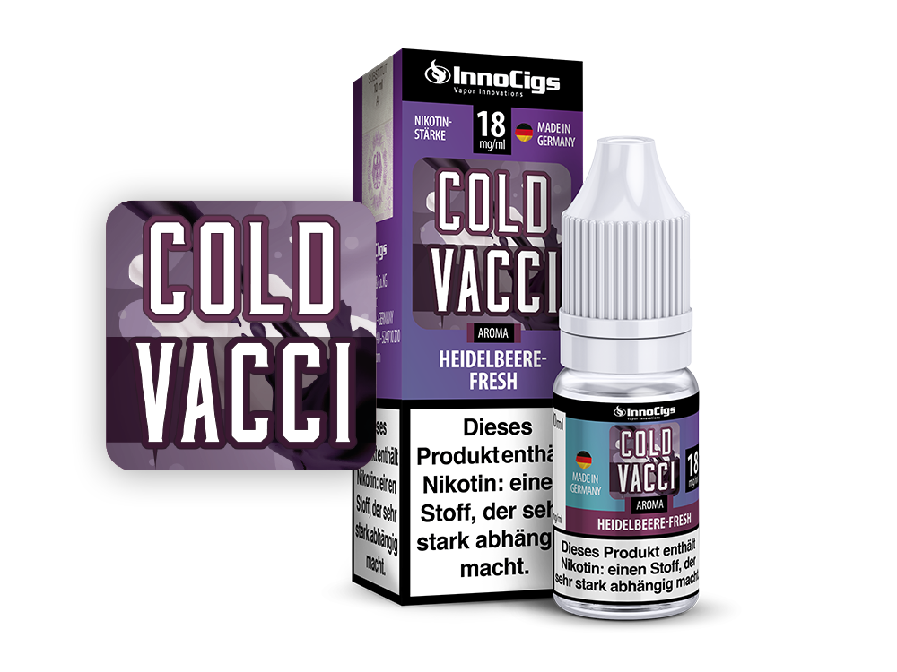 Innocigs - Cold Vacci Heidelbeere-Fresh 10ml Liquid